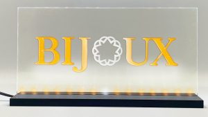 Enseigne lumineuse LED « Bijoux » Basic+