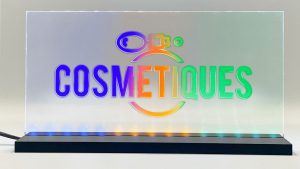 Enseigne lumineuse LED « Cosmétiques » Basic+