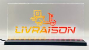 Enseigne lumineuse LED « Livraison » Basic+