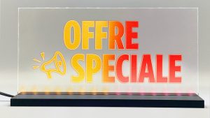 Enseigne signalétique lumineuse LED « Offre Speciale » Basic+