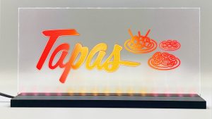 Enseigne lumineuse LED « Tapas » Basic+